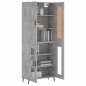 vidaXL Aparador alto madera contrachapada gris hormigón 69,5x34x180 cm vidaXL Aparador alto madera contrachapada gris hormigón 69,5x34x180 cm