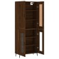 vidaXL Aparador alto madera contrachapada marrón roble 69,5x34x180 cm vidaXL Aparador alto madera contrachapada marrón roble 69,5x34x180 cm