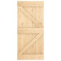 vidaXL Puerta corredera con herrajes madera maciza de pino 95x210 cm vidaXL Puerta corredera con herrajes madera maciza de pino 95x210 cm