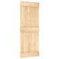 vidaXL Puerta corredera con herrajes madera maciza de pino 80x210 cm vidaXL Puerta corredera con herrajes madera maciza de pino 80x210 cm