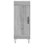 vidaXL Aparador alto madera contrachapada gris Sonoma 34,5x34x180 cm vidaXL Aparador alto madera contrachapada gris Sonoma 34,5x34x180 cm