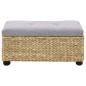 vidaXL Juego de bancos 2 piezas hierba marina gris vidaXL Juego de bancos 2 piezas hierba marina gris