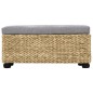 vidaXL Juego de bancos 2 piezas hierba marina gris vidaXL Juego de bancos 2 piezas hierba marina gris
