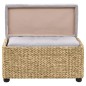 vidaXL Juego de bancos 2 piezas hierba marina gris vidaXL Juego de bancos 2 piezas hierba marina gris