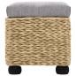 vidaXL Juego de bancos 2 piezas hierba marina gris vidaXL Juego de bancos 2 piezas hierba marina gris