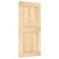 vidaXL Puerta corredera con herrajes madera maciza de pino 95x210 cm vidaXL Puerta corredera con herrajes madera maciza de pino 95x210 cm