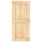vidaXL Puerta corredera con herrajes madera maciza de pino 95x210 cm vidaXL Puerta corredera con herrajes madera maciza de pino 95x210 cm