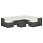 vidaXL Muebles de palets de jardín 11 pzas cojines madera maciza pino vidaXL Muebles de palets de jardín 11 pzas cojines madera maciza pino