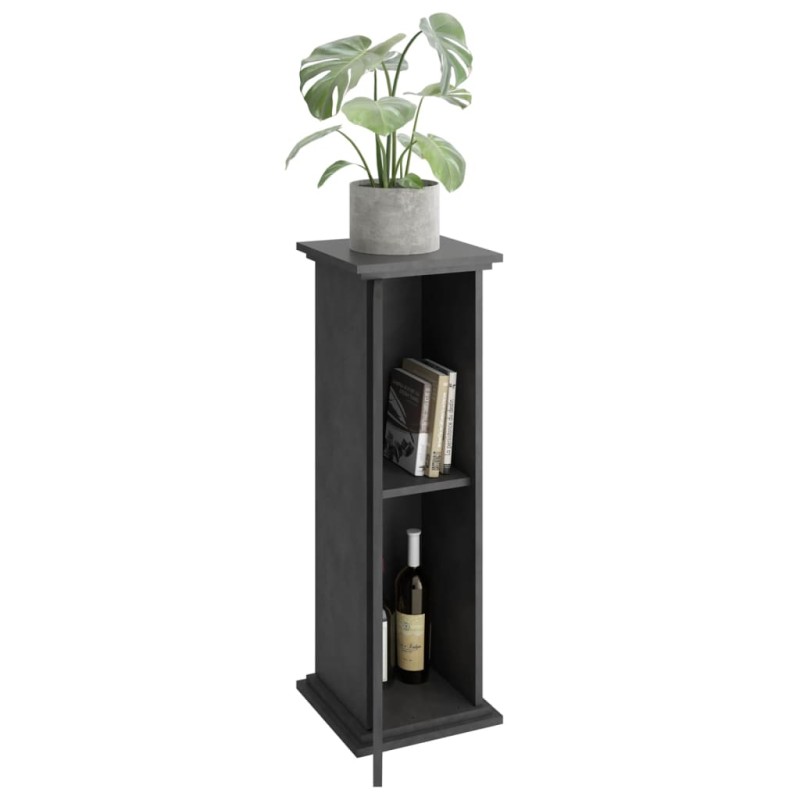 FMD Mesita decorativa con puerta gris 88,5 cm FMD Mesita decorativa con puerta gris 88,5 cm