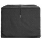 vidaXL Bolsas para cojines jardín 2 uds polietileno negro 150x75x75 cm