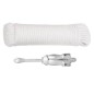 vidaXL Ancla plegable con cuerda hierro maleable plateado 1,5 kg vidaXL Ancla plegable con cuerda hierro maleable plateado 1,5 kg