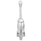 vidaXL Ancla plegable con cuerda hierro maleable plateado 8 kg vidaXL Ancla plegable con cuerda hierro maleable plateado 8 kg