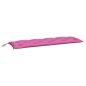 vidaXL Cojines para banco de jardín 2 uds tela rosa 150x50x7 cm vidaXL Cojines para banco de jardín 2 uds tela rosa 150x50x7 cm