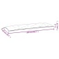 vidaXL Cojines para banco de jardín 2 uds tela rosa 150x50x7 cm vidaXL Cojines para banco de jardín 2 uds tela rosa 150x50x7 cm