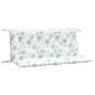 vidaXL Cojines banco jardín 2 uds tela estampado de hojas 120x50x7 cm vidaXL Cojines banco jardín 2 uds tela estampado de hojas 120x50x7 cm