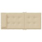 vidaXL Cojines de silla con respaldo alto 4 uds tela Oxford beige vidaXL Cojines de silla con respaldo alto 4 uds tela Oxford beige