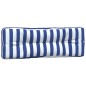 vidaXL Cojines para palés 5 piezas tela a rayas azul y blanco vidaXL Cojines para palés 5 piezas tela a rayas azul y blanco