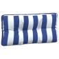vidaXL Cojines para palés 5 piezas tela a rayas azul y blanco vidaXL Cojines para palés 5 piezas tela a rayas azul y blanco