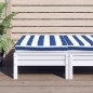 vidaXL Cojín para palets tela Oxford a rayas azul y blanco 60x60x8 cm vidaXL Cojín para palets tela Oxford a rayas azul y blanco 60x60x8 cm