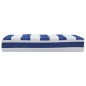 vidaXL Cojín para palets tela Oxford a rayas azul y blanco 60x60x8 cm vidaXL Cojín para palets tela Oxford a rayas azul y blanco 60x60x8 cm