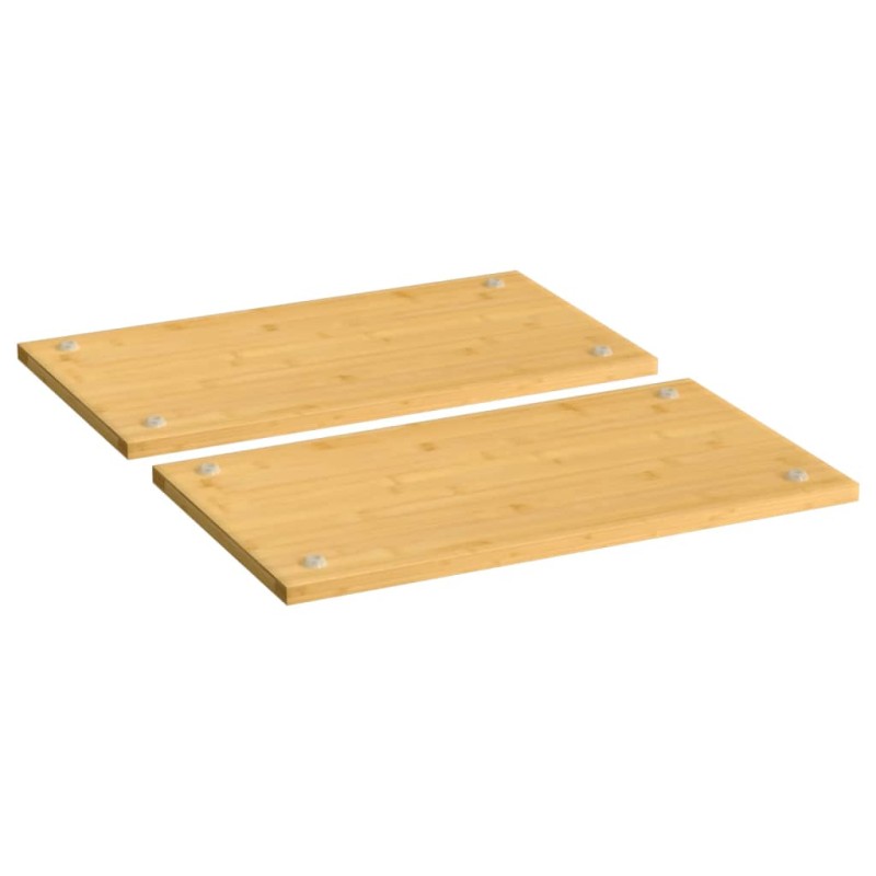 vidaXL Cubiertas de cocina 2 uds bambú 50x28x1,5 cm vidaXL Cubiertas de cocina 2 uds bambú 50x28x1,5 cm