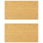 vidaXL Cubiertas de cocina 2 uds bambú 50x28x1,5 cm vidaXL Cubiertas de cocina 2 uds bambú 50x28x1,5 cm