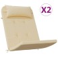 vidaXL Cojines para silla Adirondack 2 uds tela Oxford beige vidaXL Cojines para silla Adirondack 2 uds tela Oxford beige