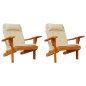 vidaXL Cojines para silla Adirondack 2 uds tela Oxford beige vidaXL Cojines para silla Adirondack 2 uds tela Oxford beige