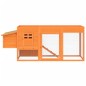 vidaXL Gallinero madera maciza de pino marrón 204x50x84 cm vidaXL Gallinero madera maciza de pino marrón 204x50x84 cm