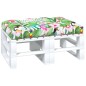 vidaXL Cojín para palés tela multicolor 120x80x12 cm