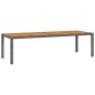 vidaXL Juego de comedor de jardín 11 piezas ratán sintético gris vidaXL Juego de comedor de jardín 11 piezas ratán sintético gris