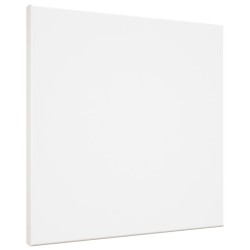 vidaXL Lienzos tensados 12 uds madera maciza de pino y tela blanco
