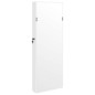 vidaXL Espejo con joyero y luces LED para pared blanco vidaXL Espejo con joyero y luces LED para pared blanco