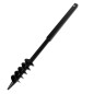 Taladro De Tierra Con Mango 80 mm Con Tubo De Extensión 5 M Acero Taladro De Tierra Con Mango 80 mm Con Tubo De Extensión 5 M Acero