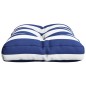 vidaXL Cojín para palés tela a rayas azul y blanco 60x40x12 cm vidaXL Cojín para palés tela a rayas azul y blanco 60x40x12 cm