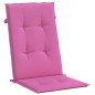 vidaXL Cojines para sillas con respaldo alto 6 uds tela rosa vidaXL Cojines para sillas con respaldo alto 6 uds tela rosa