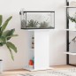 vidaXL Soporte para acuario madera de ingeniería blanco 60,5x36x72,5cm vidaXL Soporte para acuario madera de ingeniería blanco 60,5x36x72,5cm