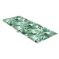 vidaXL Cojines de silla de respaldo alto 4 uds tela estampado de hojas