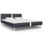 vidaXL Estructura de cama de cuero sintético negro 120x200 cm vidaXL Estructura de cama de cuero sintético negro 120x200 cm