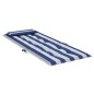 vidaXL Cojines silla respaldo alto 4 uds tela Oxford rayas azul blanco vidaXL Cojines silla respaldo alto 4 uds tela Oxford rayas azul blanco