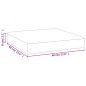 vidaXL Cojín para palets tela Oxford turquesa 60x60x8 cm vidaXL Cojín para palets tela Oxford turquesa 60x60x8 cm