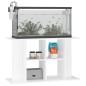vidaXL Soporte para acuario madera de ingeniería blanco 100x40x60 cm
