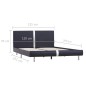 vidaXL Estructura de cama de cuero sintético negro 120x200 cm vidaXL Estructura de cama de cuero sintético negro 120x200 cm