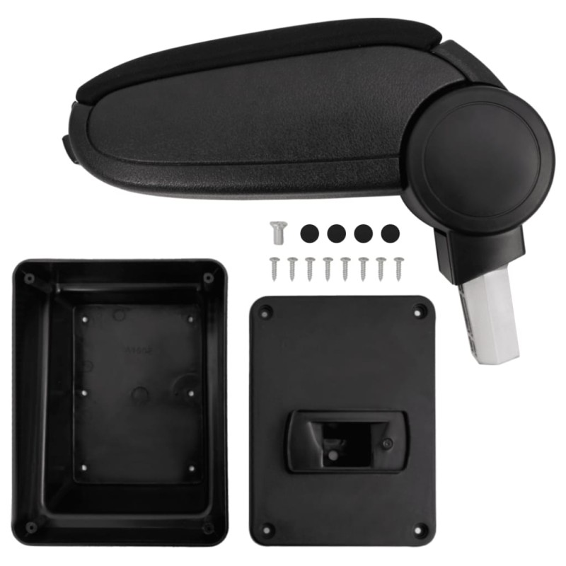 vidaXL Reposabrazos para coche ABS negro 17x40x(31-49) cm vidaXL Reposabrazos para coche ABS negro 17x40x(31-49) cm
