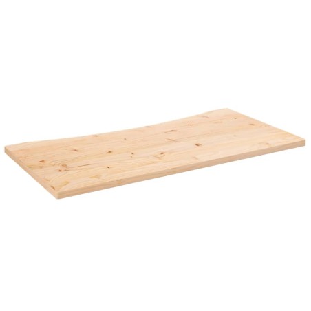 vidaXL Tablero de escritorio madera maciza de pino 110x55x2,5 cm