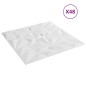 vidaXL Paneles de pared 48 uds EPS amatista blanco 50x50 cm 12 m² vidaXL Paneles de pared 48 uds EPS amatista blanco 50x50 cm 12 m²