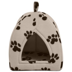 vidaXL Cama cubo para gatos tamaño L beige