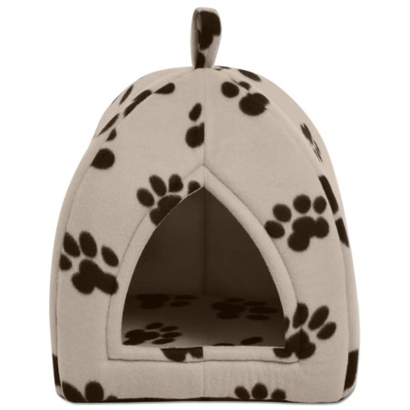 vidaXL Cama cubo para gatos tamaño L beige