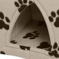 vidaXL Cama cubo para gatos tamaño L beige vidaXL Cama cubo para gatos tamaño L beige