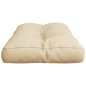 vidaXL Cojín para palets de tela beige 70x40x12 cm vidaXL Cojín para palets de tela beige 70x40x12 cm